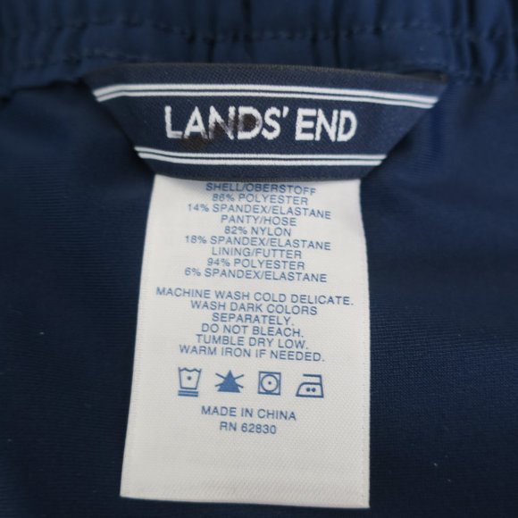 New LANDS END Swim Shorts with Built In Brief - Picture 5 of 6